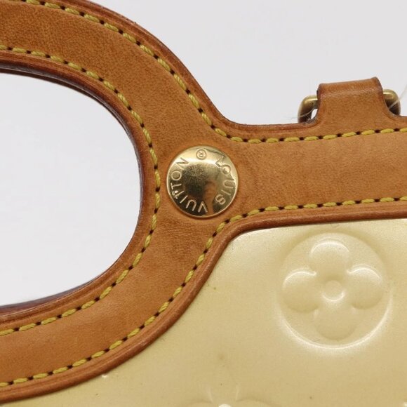 LOUIS VUITTON Monogram Vernis Roxbury Drive Hand Bag Perle M91374 LV Auth 156779 - Picture 13 of 16